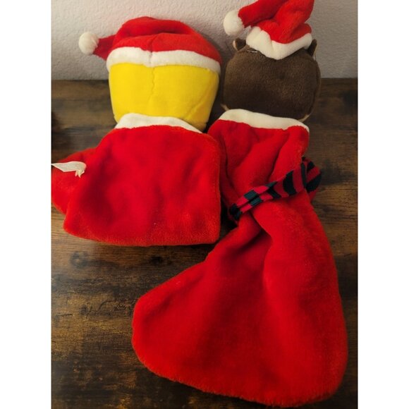 Vtg 90s Tasmanian Devil Tweety Bird Christmas Stocking 22"  Plush - Picture 10 of 10